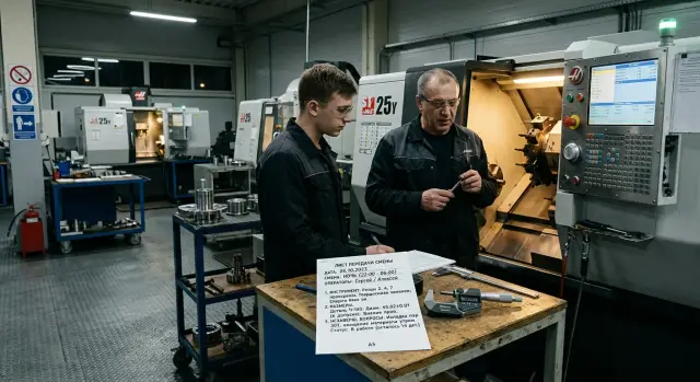 Передача смены на участке ЧПУ без потерь: короткий стандарт