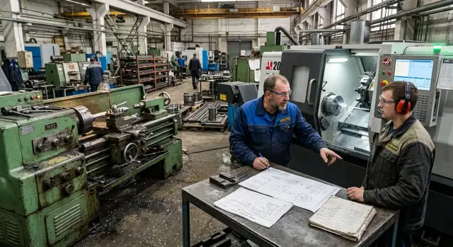 Переход с универсальных станков на ЧПУ без срыва заказов