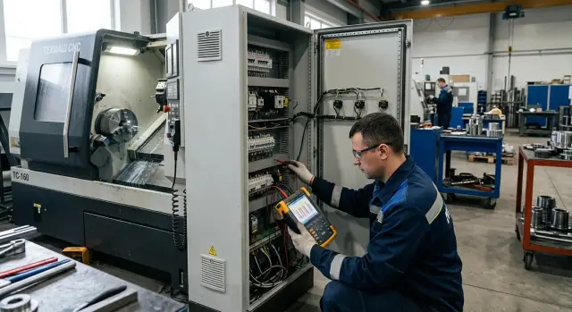 Sahədə gərginlik düşmələri: CNC maşını necə qorumaq