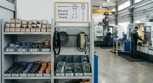 Spare parts with long lead times: what to keep in stock