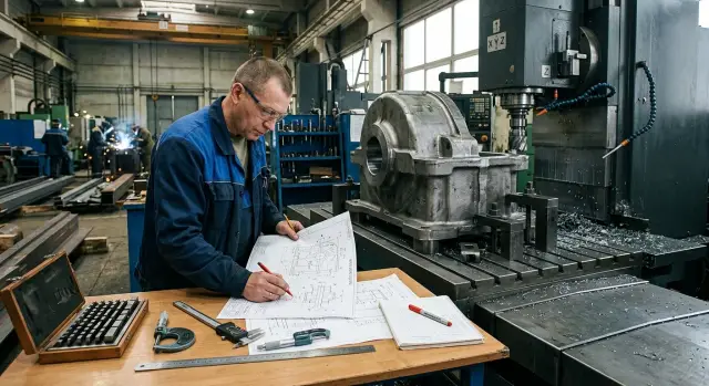 Корпуса редукторов из поковки: как оставить припуск