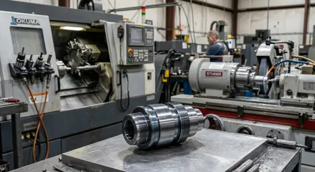 Machining Hardened Steel: Turning or Grinding?